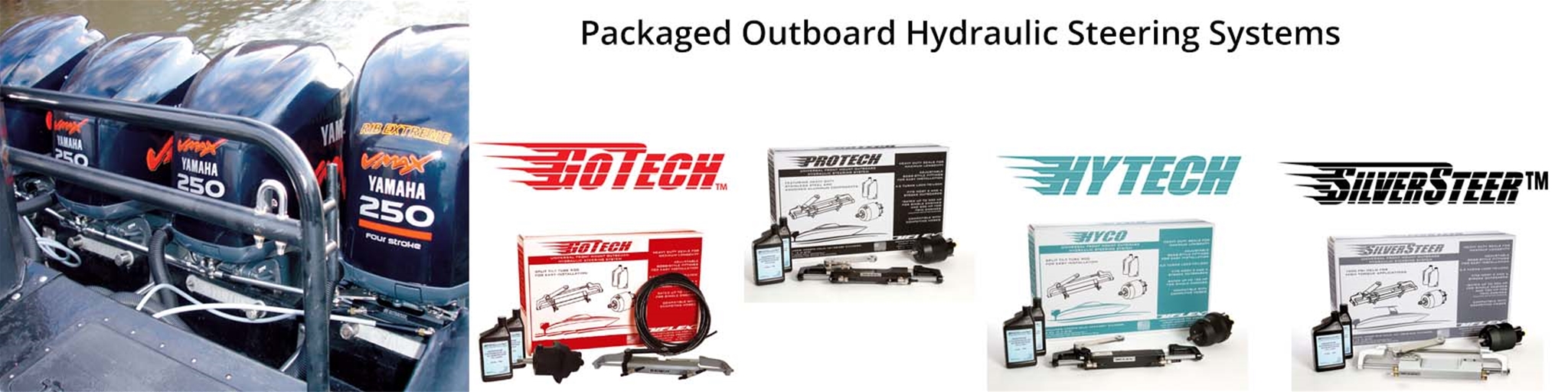 Packaged Outboard Hydraulic Steering Outboard Hydraulic Steering