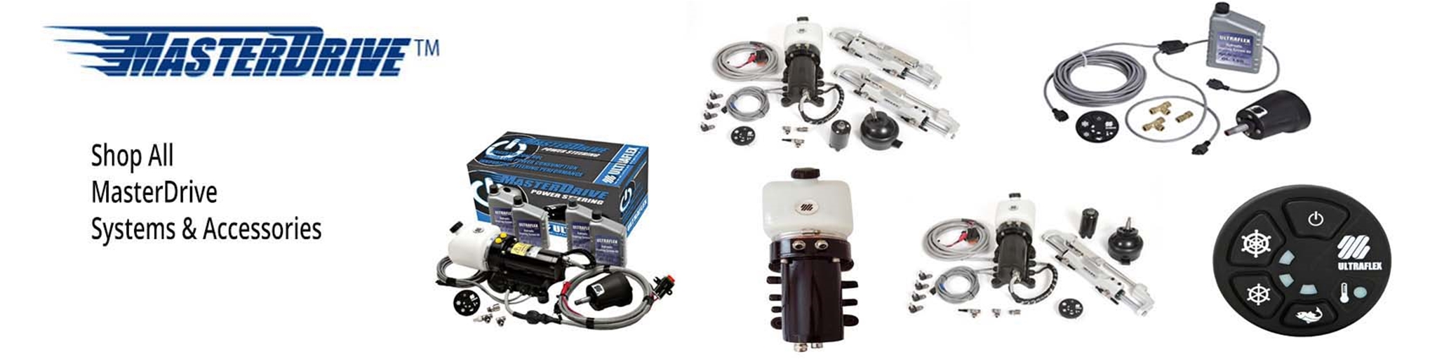 MasterDrive Outboard Assisted Hydraulic Steering MasterDrive Outboard Assisted Hydraulic Steering Kits And Accessories