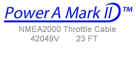 42049V NMEA 2000 Throttle Cable 23 Ft Length