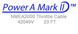 42049V NMEA 2000 Throttle Cable 23 Ft Length