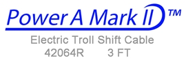 42064R Shift With Electric Troll Cable 3 Ft Length