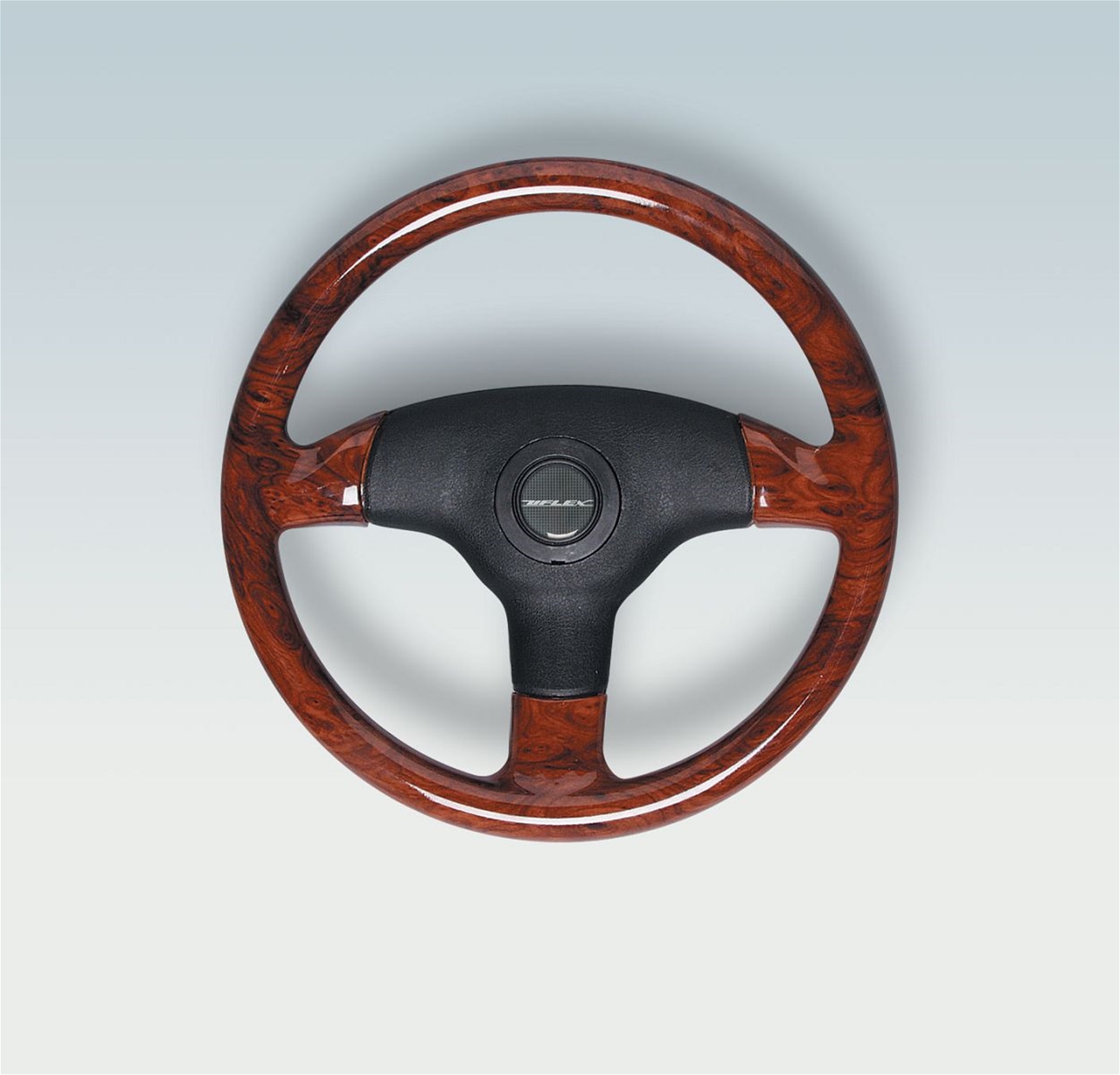Uflex V61B  Antigua Burlwood Steering Wheel 