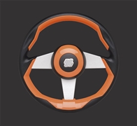 Grimani OS 20671 P Orange Poly Grip Silver Alum 13.8