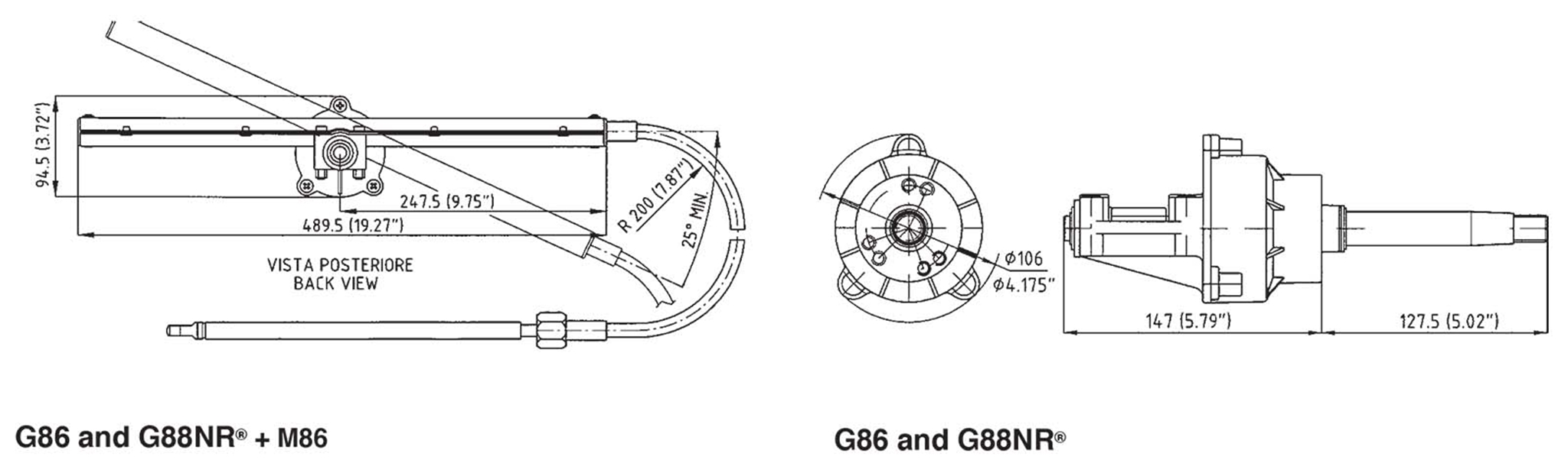 G86 Rack And Pinion Steering Helm