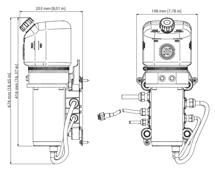 UPMD Power Unit Dimensions