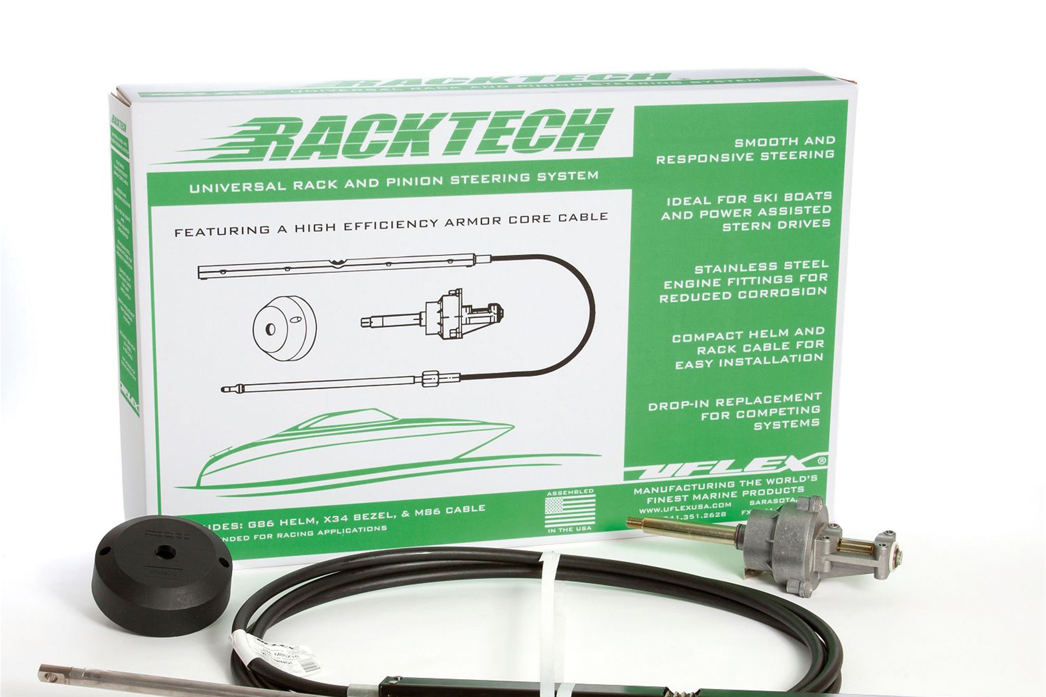 Racktech™ 15 Feet Rack And Pinion Packaged Steering System