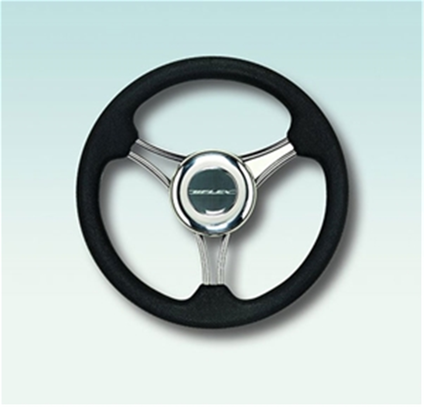 V21B Firm Grip Black Poly Steering Wheel 13.8"