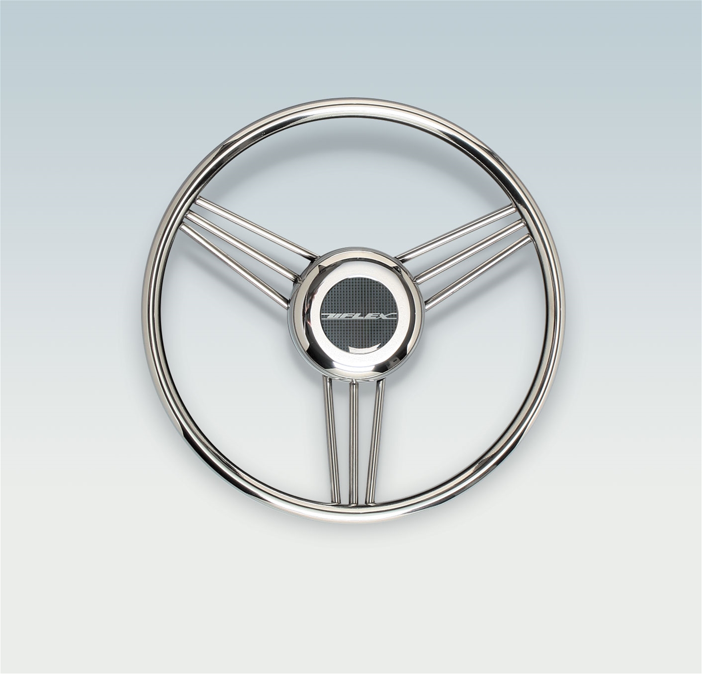 V27 Soft Grip  Stainless Steering Wheel 13.8"