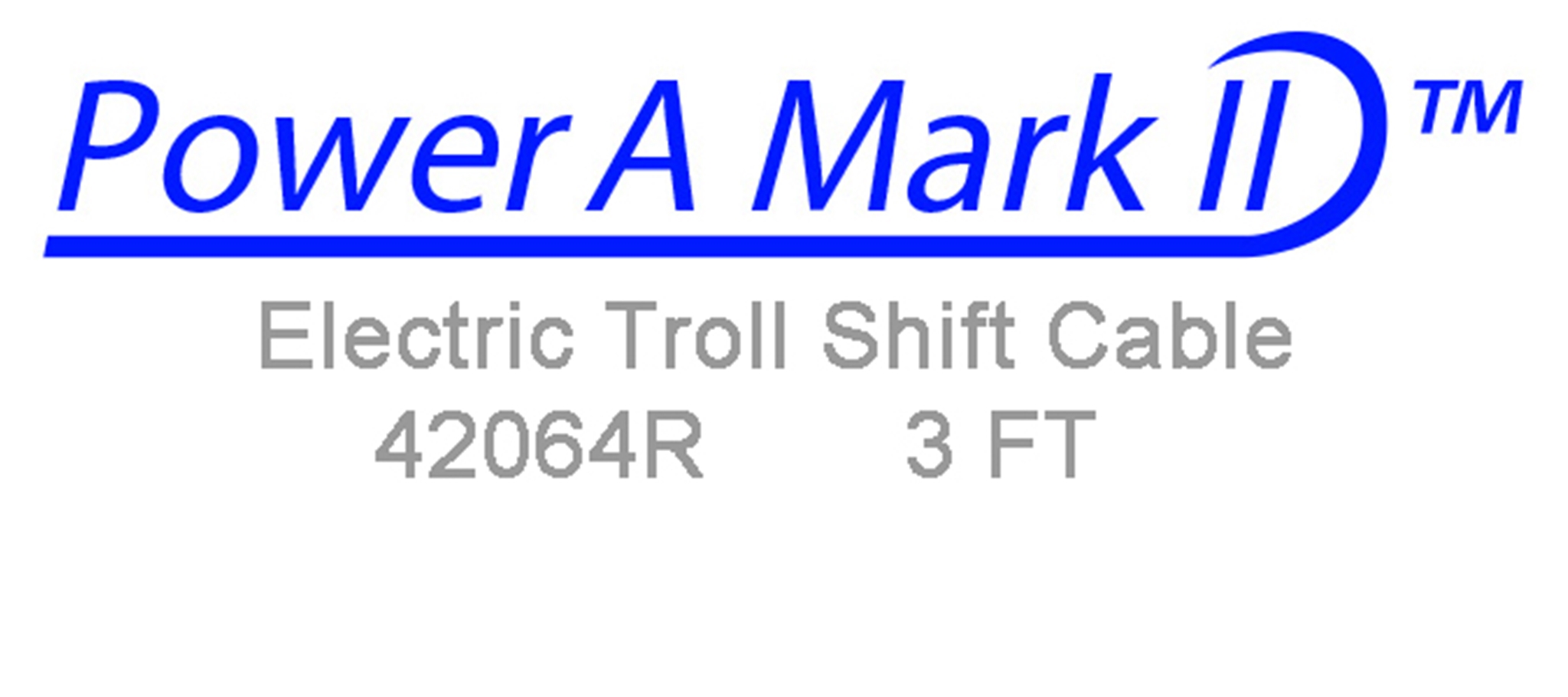 42064R Shift With Electric Troll Cable 3 Ft Length