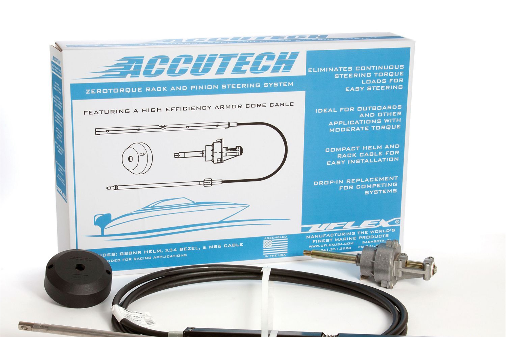 ACCUTECH 11' Rack & Pionion No Feedback Steering System