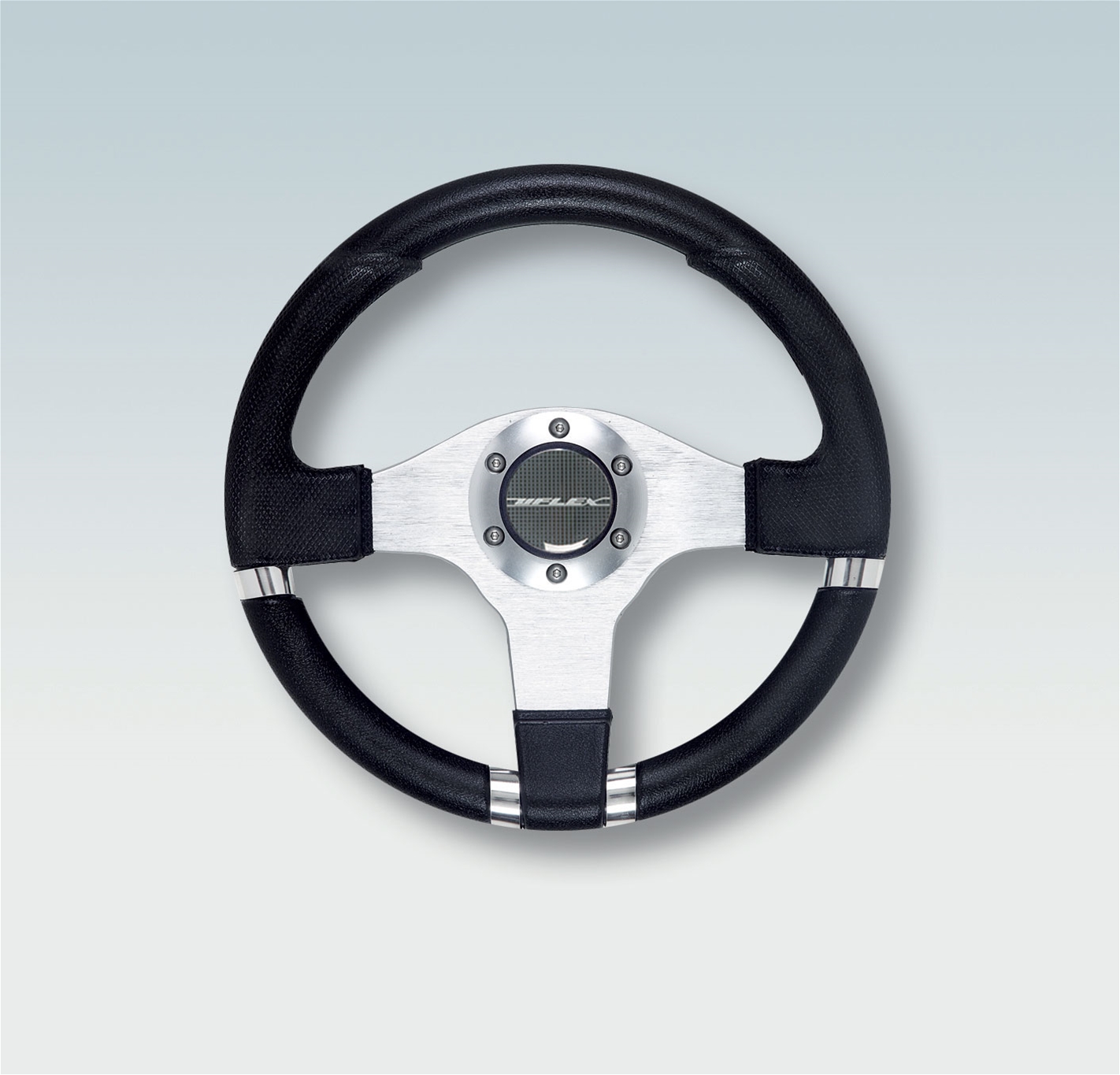 Mykonos 68365 B Black Grip Silver Spokes