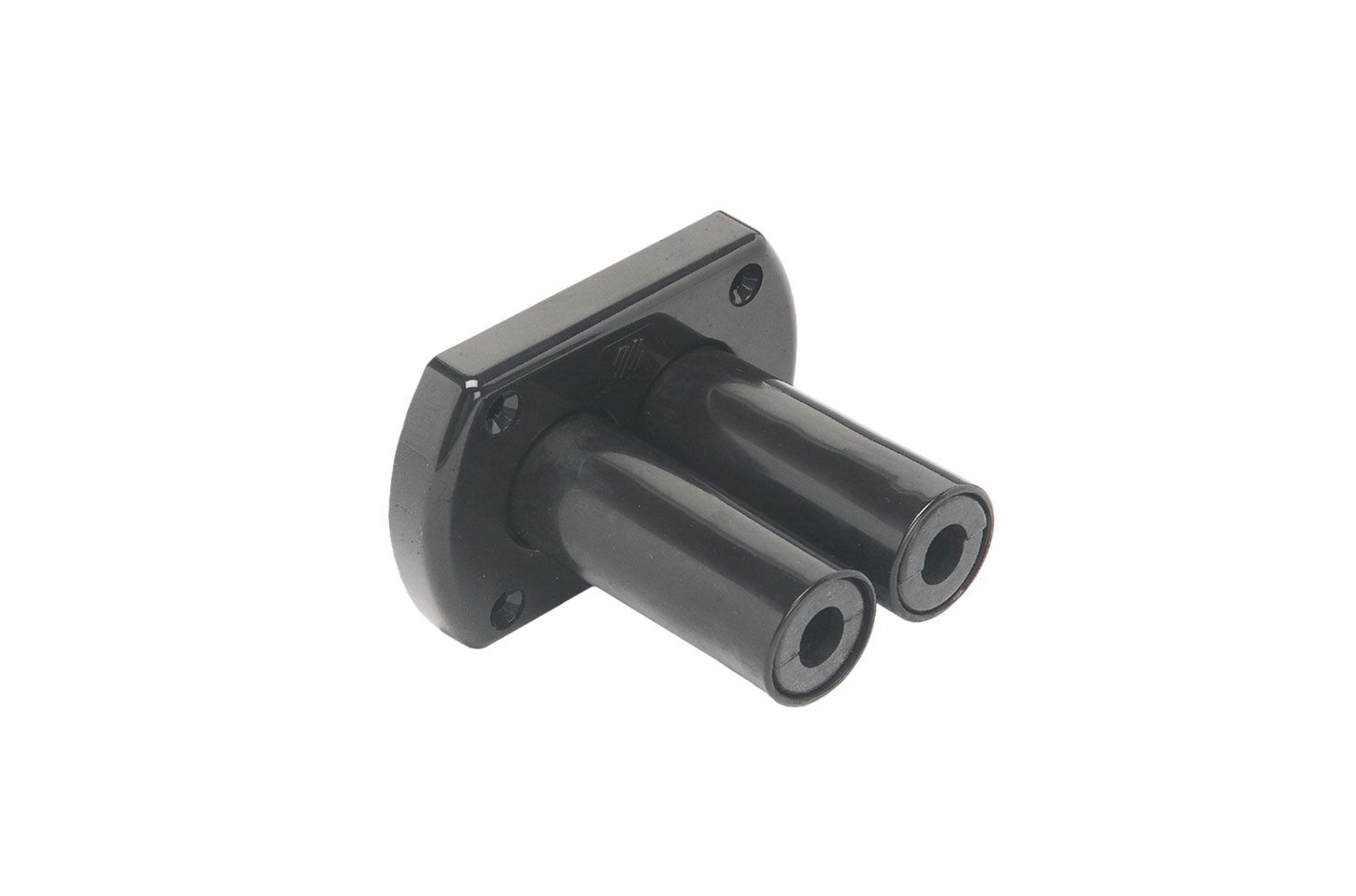 R8B 41299 P Black Dual Thru-Hull Hose Kit