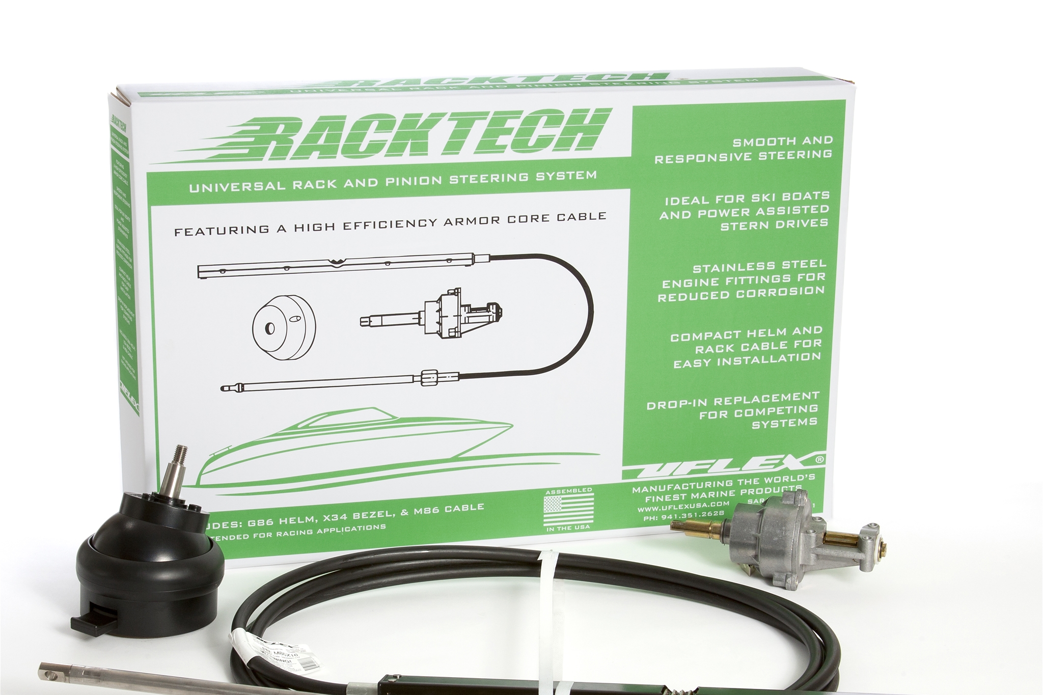 Racktech™10 Feet W/Tilt Rack And Pinion Packaged Steering System