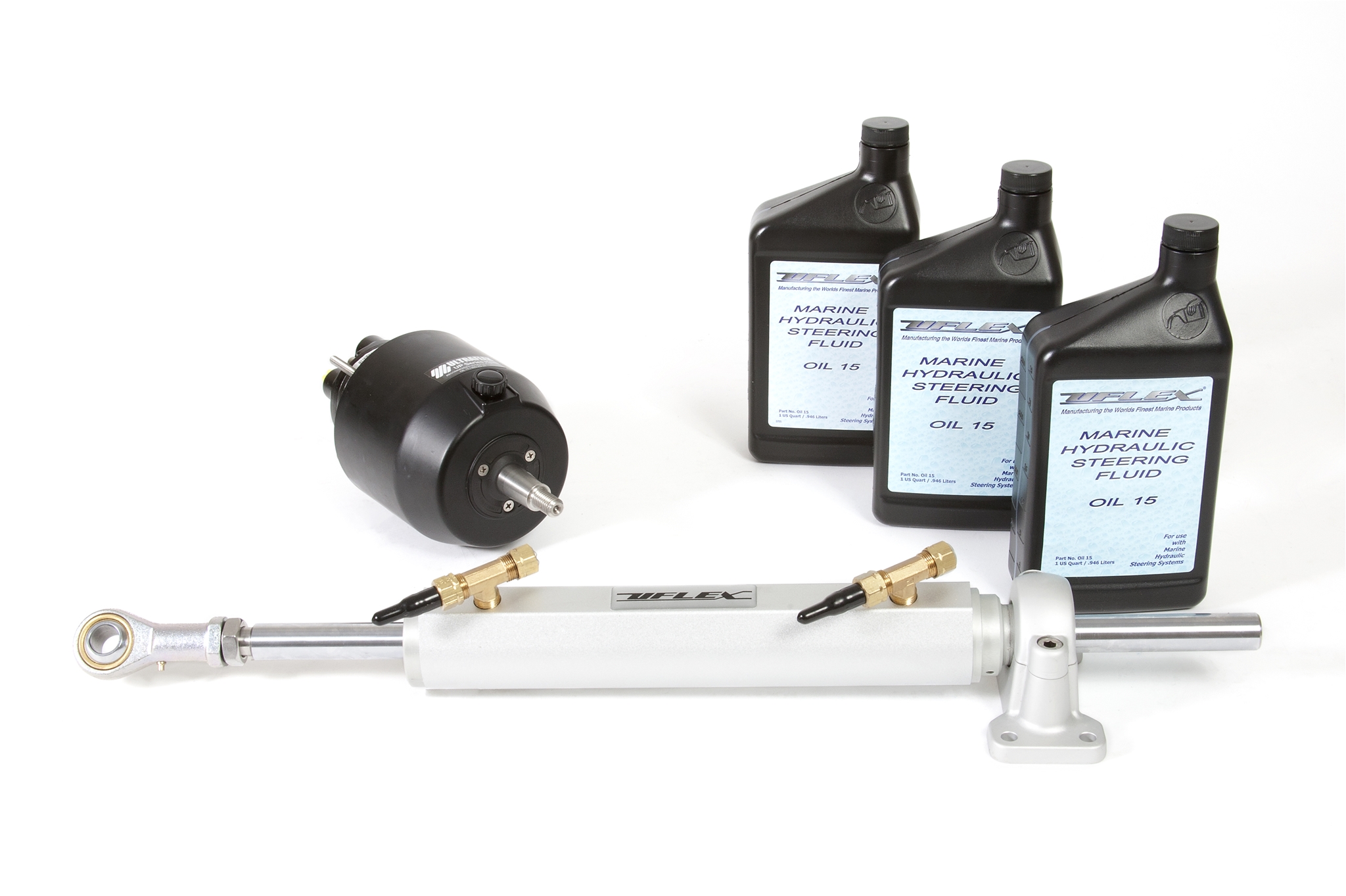 System 2.1 Complete Hydraulic Inboard Steering System