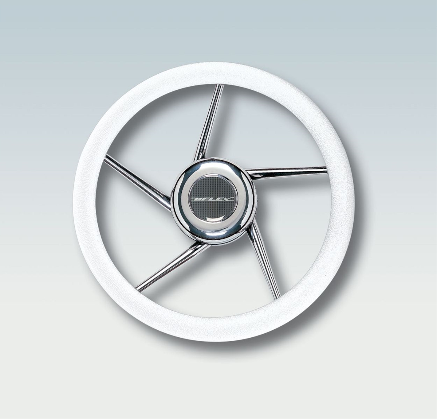 V02 41688 B White Poly Grip 5 Ss Spokes