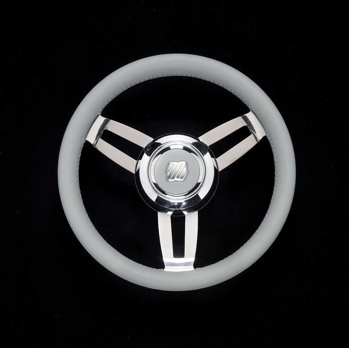 Morosini Gch 68830 C Grey Leather Chrome Hub 13.8